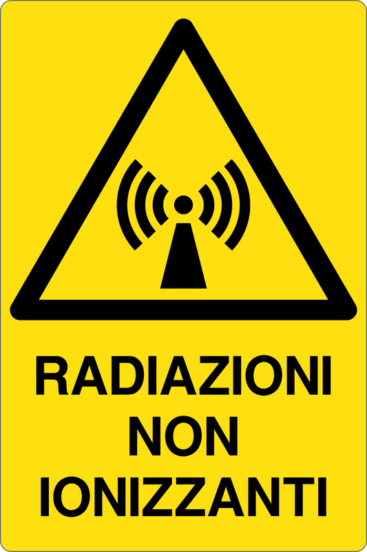 Cartello radiazioni non ionizzanti 2344