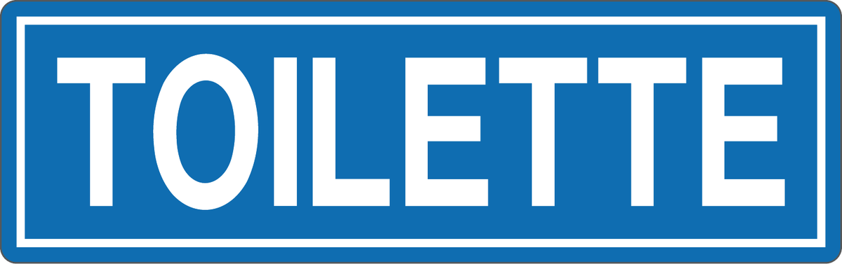 Cartello toilette 810