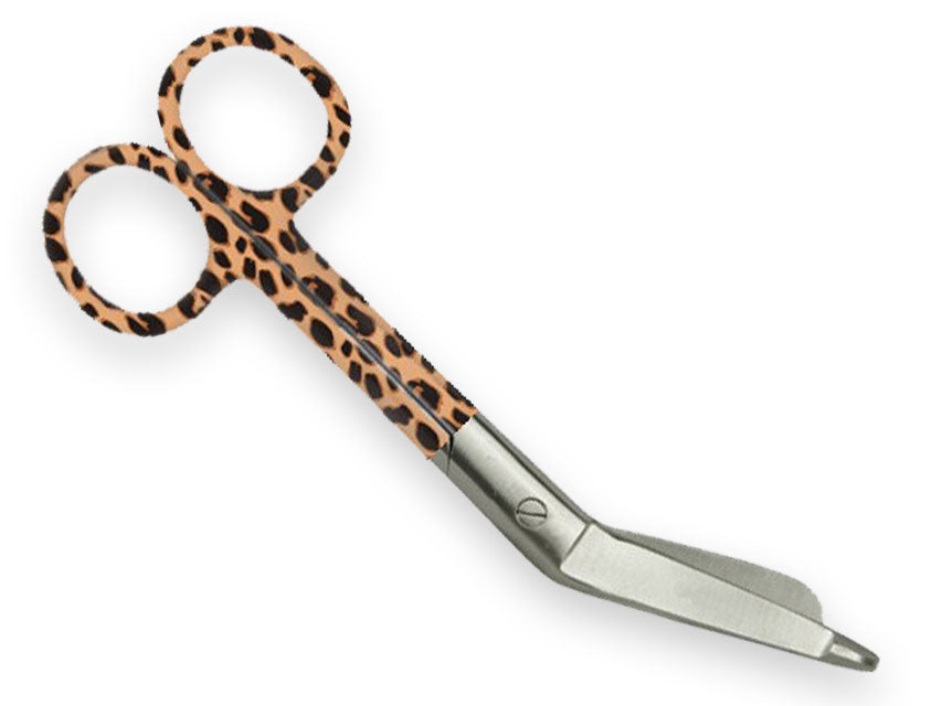 BANDAGE SCISSORS - leopard pattern - 14 cm