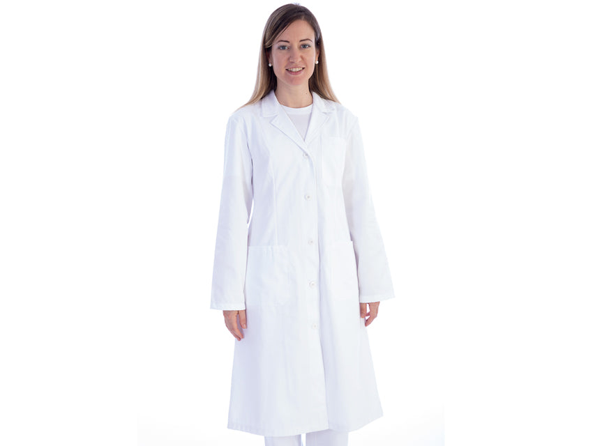 ABRIGO BLANCO - algodón/poliéster - mujer - talla XS