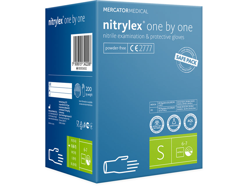 NITRYLEX CLASSIC ONE BY ONE NITRILE GLOVES - small