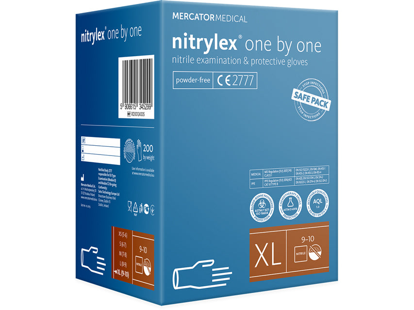 NITRYLEX CLASSIC ONE BY ONE NITRIL-HANDSCHUHE – extra groß