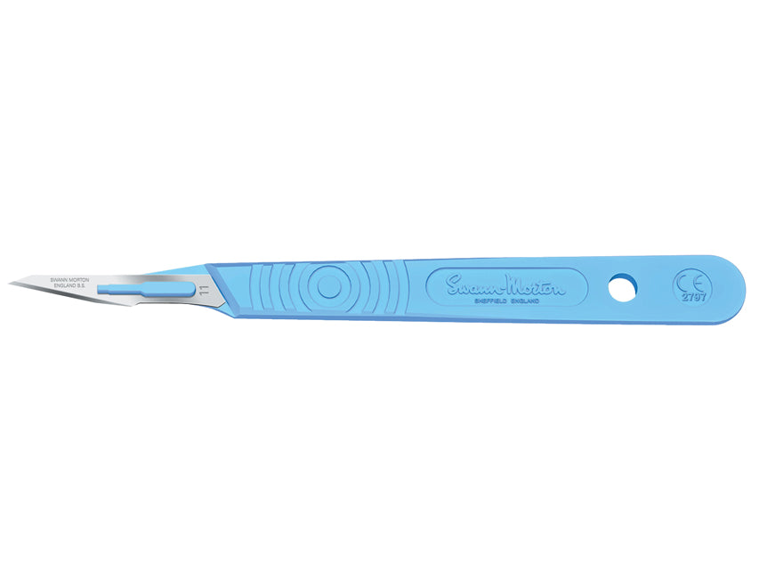SCALPEL SWANN-MORTON LAME INOX N.11 - stérile