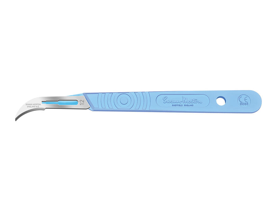SCALPEL SWANN-MORTON LAME INOX N.12 - stérile