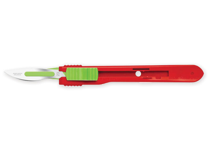 SWANN-MORTON SAFETY SCALPEL N.23 STAINLESS STEEL BLADE - sterile