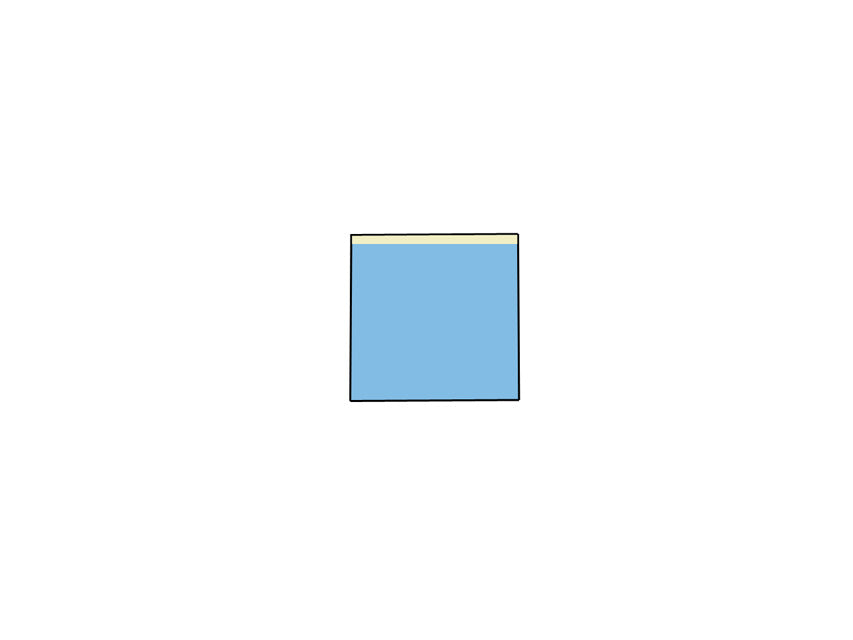 TWO-PLATED TNT SURGICAL COVER 50x50 cm - with adhesive side