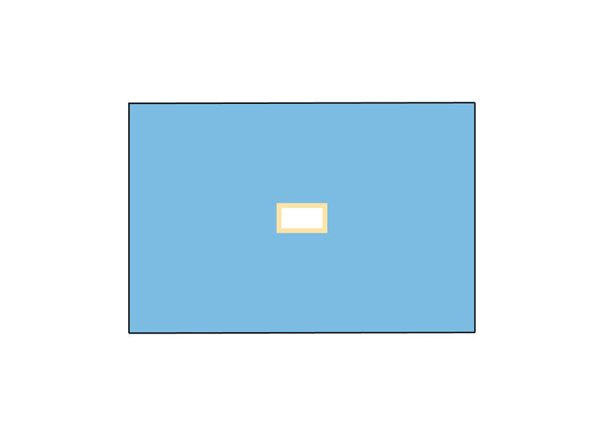 SURGICAL CLOTH IN DOUBLE TNT 100x150 cm with hole 9x18 cm