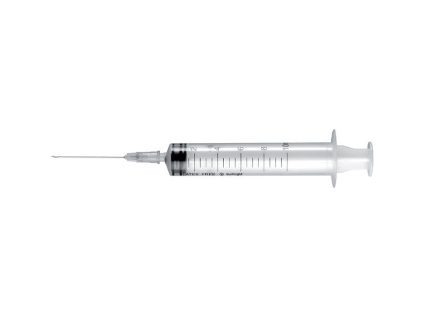3-PIECE SYRINGE WITH 21G NEEDLE - 20 ml eccentric CL