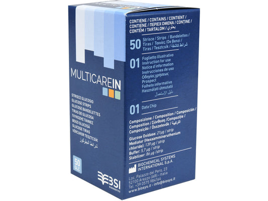 GLUKOSESTREIFEN für Code 23965/66/67, 24147/48/49, 24150/51/52/53