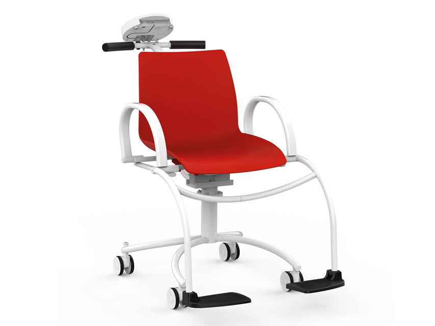 BÁSCULA ELECTRÓNICA PARA SILLA WUNDER DE20 250 kg - Clase III - roja - estándar