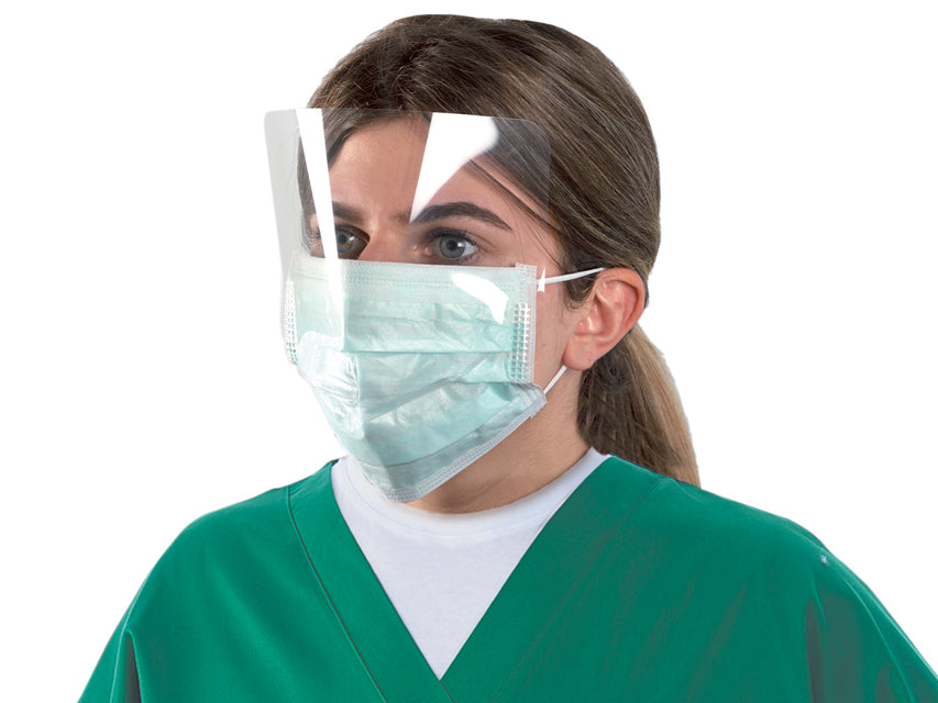 MASKOP mit transparenter Maske – mit elastischen Bändern