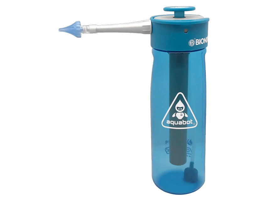 KIT DE IRRIGACIÓN DE OÍDOS PARA LAVADO EN SPRAY OTOCLEAR AQUABOT - Botella de 650 ml