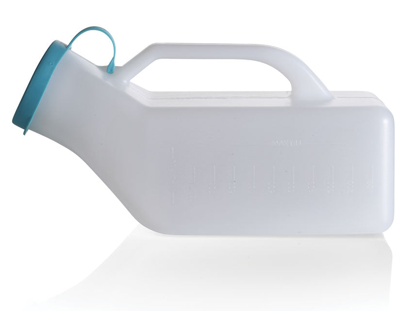 FLASCHEN-URINAL FÜR MÄNNER MIT GRIFF 1000 ml