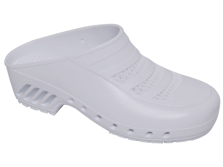 WHITE CLOGS - with holes - 47-48