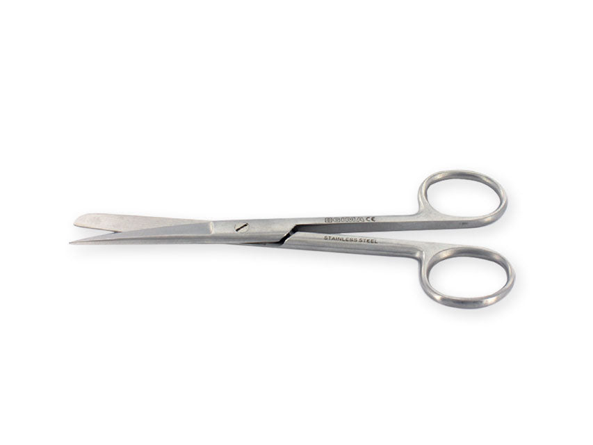 STRAIGHT SCISSORS alternating tips - 14.5 cm