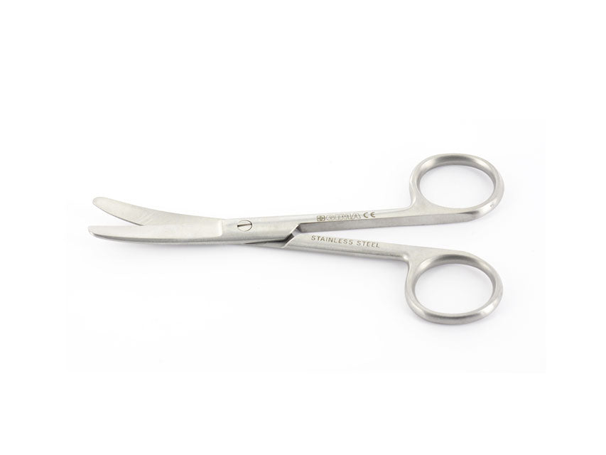 GEBOGENE SCHERE - stumpfe Spitzen - 11,5 cm