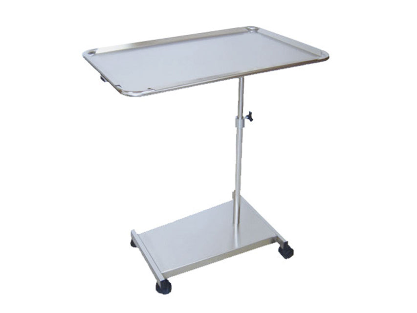 TABLE MAYO - avec base en acier inoxydable