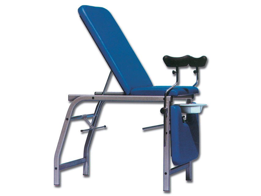 3 SECTION GYNECOLOGICAL BED - blue