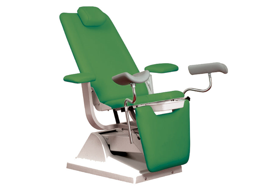 GYNEX ARMCHAIR with roll holder - green