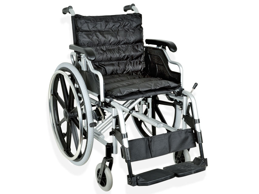 DELUXE WHEELCHAIR - aluminium