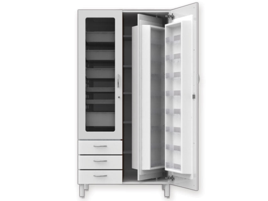 ARMOIRE MÉDICINALE COMBO - bilaminé - blanc