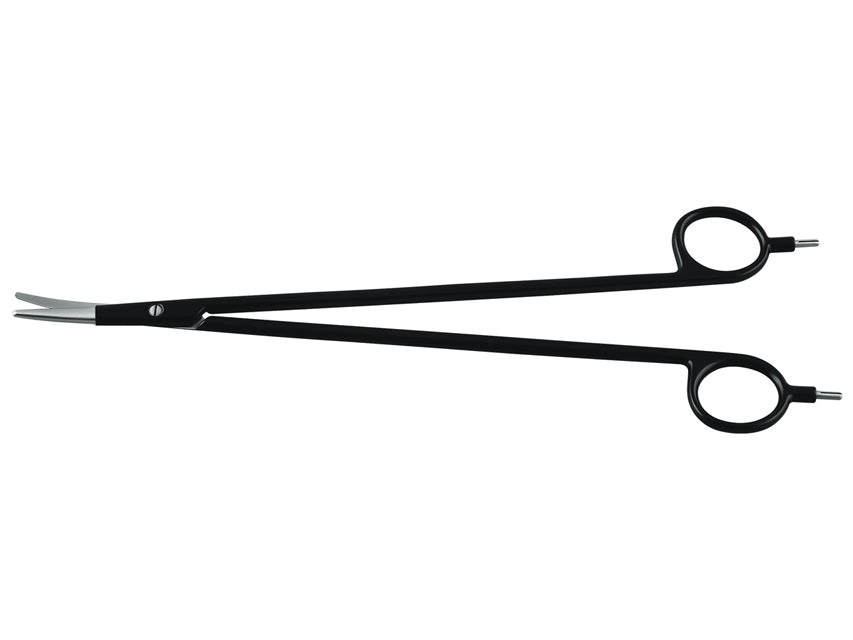 TIJERAS BIPOLARES DESECHABLES 18 cm - curvadas