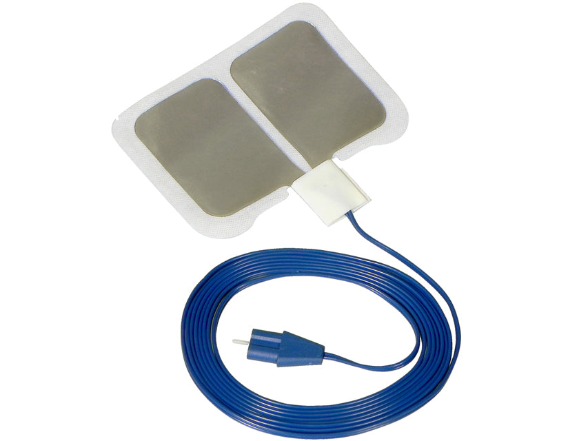 REM TNT DISPOSABLE PLATE WITH SOLID GEL - 3 m cable - Valleylab type - adults