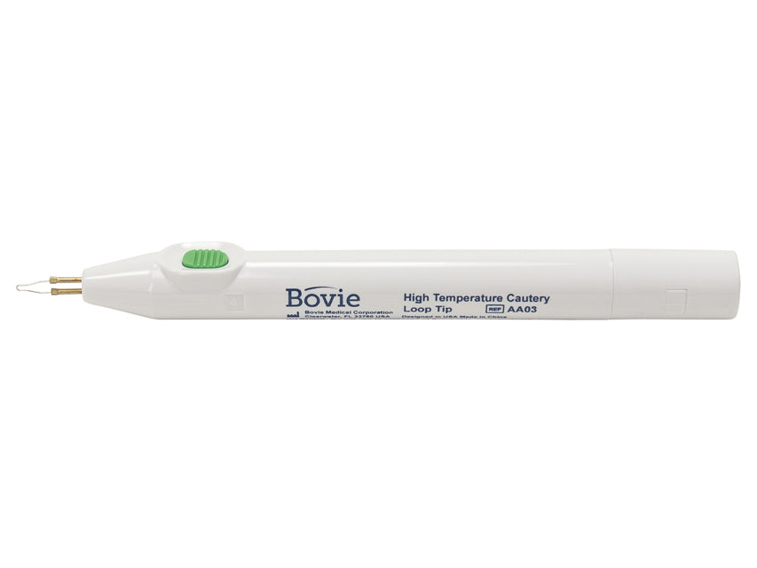 ÉLECTROCAUTEUR BOVIE HAUTE TEMPÉRATURE AVEC POINTE BOUCLE - pointe fixe