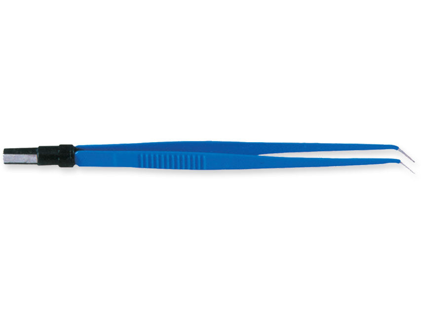 PINZA BIPOLAR CURVA 20 cm - puntas 1 mm