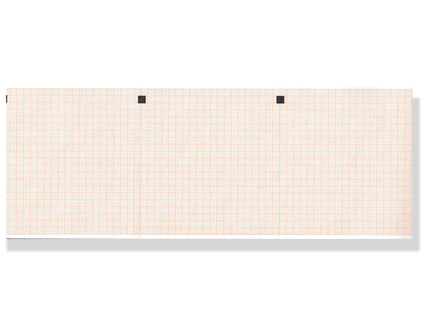Carta termica ECG 112x100 mmxm x 300 pacco griglia arancio