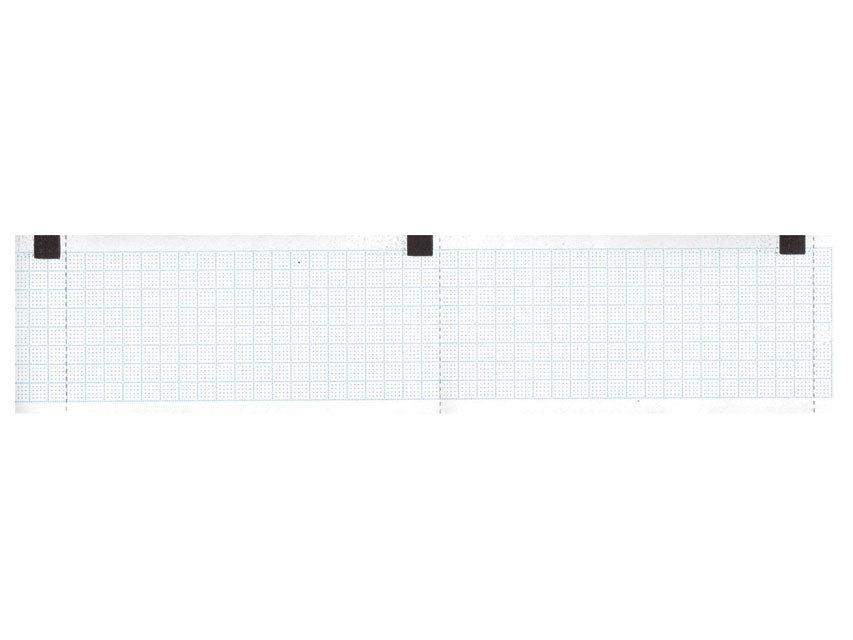 Carta termica ECG 50x30 mmxm - rotolo griglia blu
