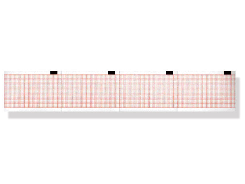 Carta termica ECG 50x70 mmxm - pacco griglia arancio