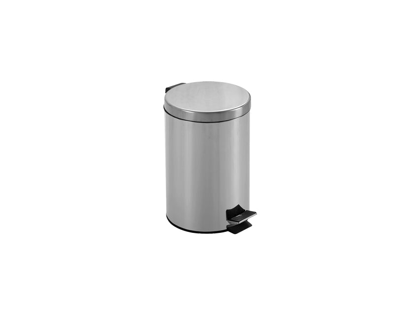 CESTINO RIFIUTI INOX AISI 410 8 litri con pedale