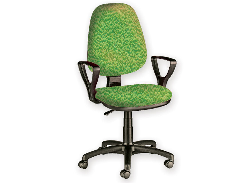 SEDIA CUNEO CON BRACCIOLI - similpelle - colore a richiesta