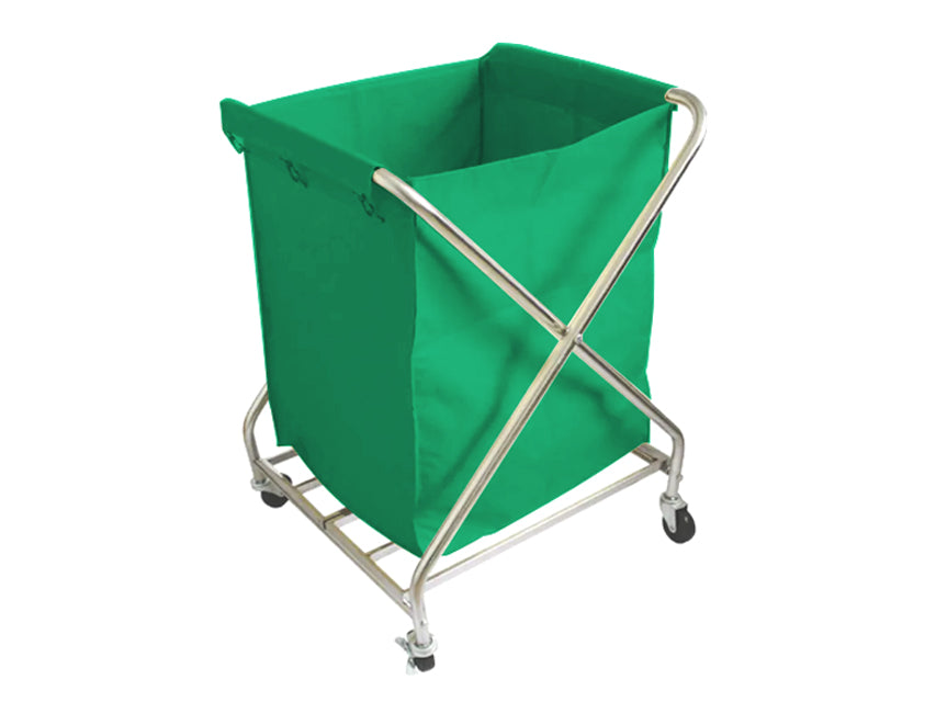 CARRELLO BIANCHERIA SPORCA - acciaio inox AISI 202