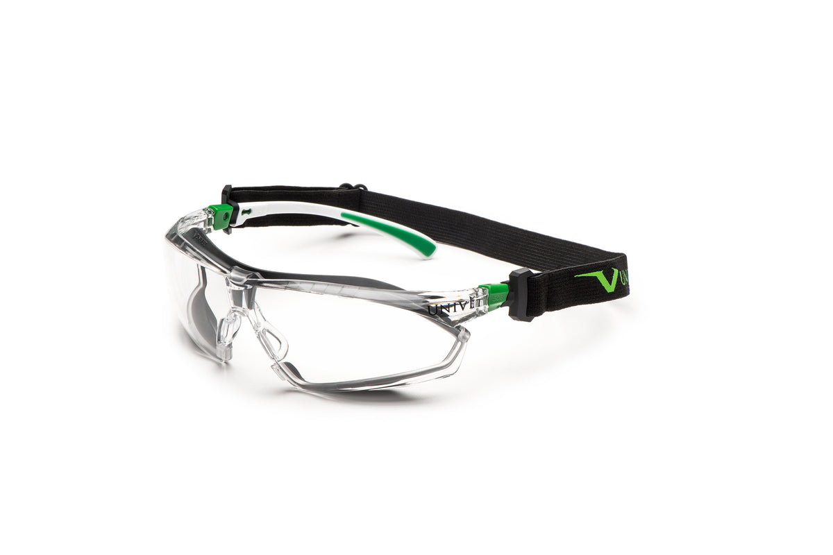 Occhiale di protezione UNIVET 506 UP HYBRID confezione 10 pezzi
