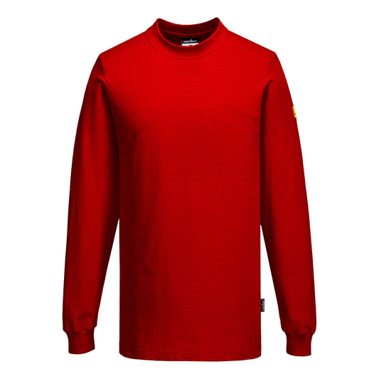 AS22DRR - T-shirt antistatique ESD à manches longues