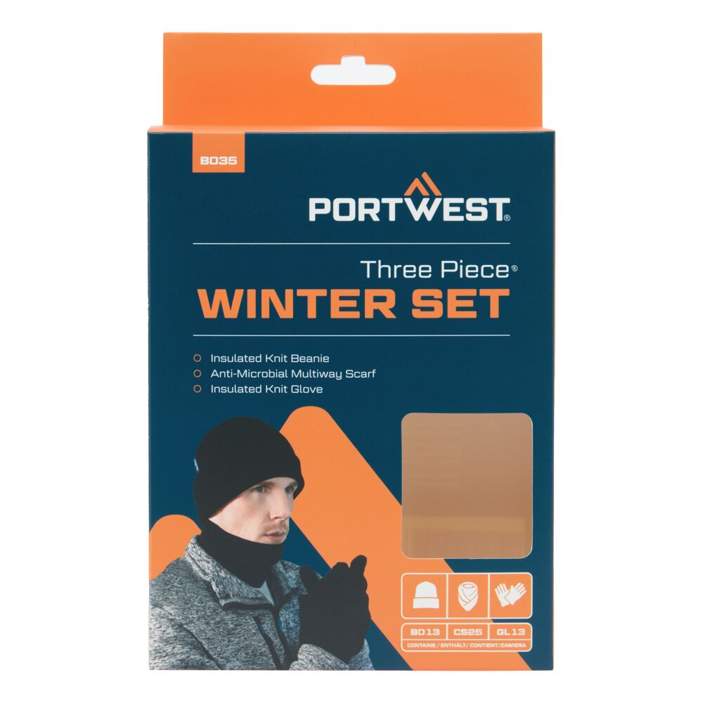 B035BKR - Ensemble d'accessoires d'hiver (3 pièces)