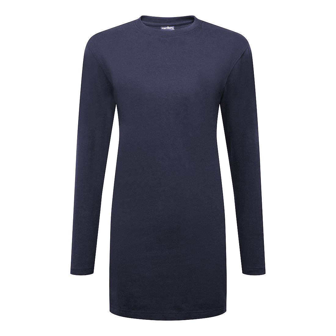 B194NVR - Camiseta de mujer de algodón de corte casual L/S