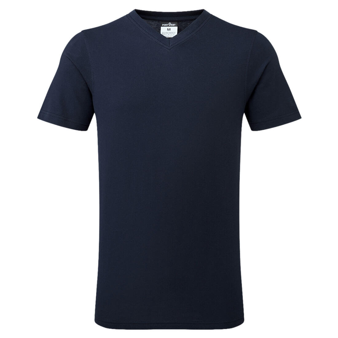 B197NVR - T-shirt en coton à col V