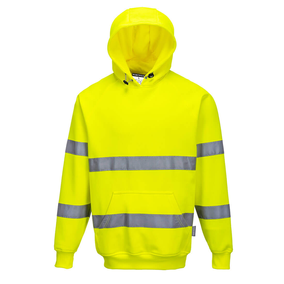 B304YER - Sweat à capuche haute visibilité