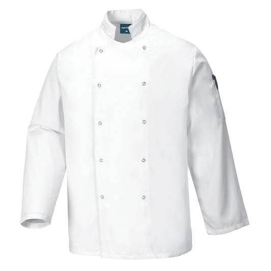 C833WHR - Veste Suffolk à boutons pression L/S