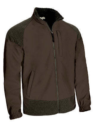 Giacca softshell con rinforzi e disegno bicolore Caledonia