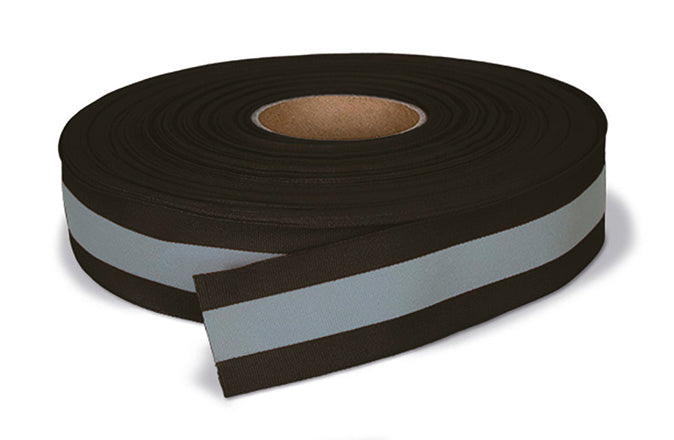 Banda catarifrangente textile bicolore da cucire Amber