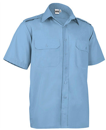 Camicia manica corta con spallacci e due tasche Vigilant