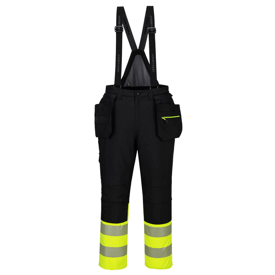 DX437YBR - DX4 Hi-Vis Class 1 winter bib shorts