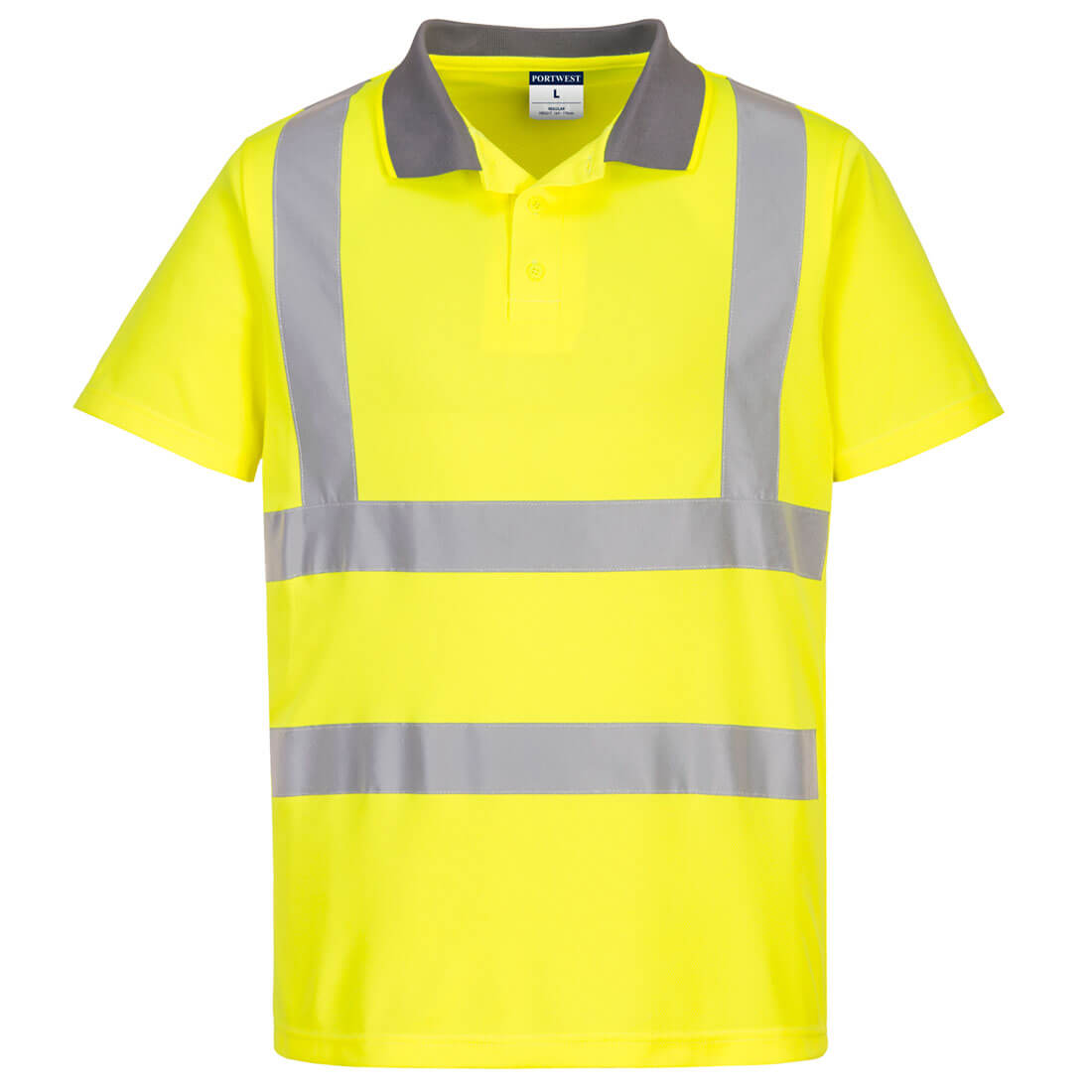 EC10YER - Polo Eco Hi-Vis S/S (6 Pack)