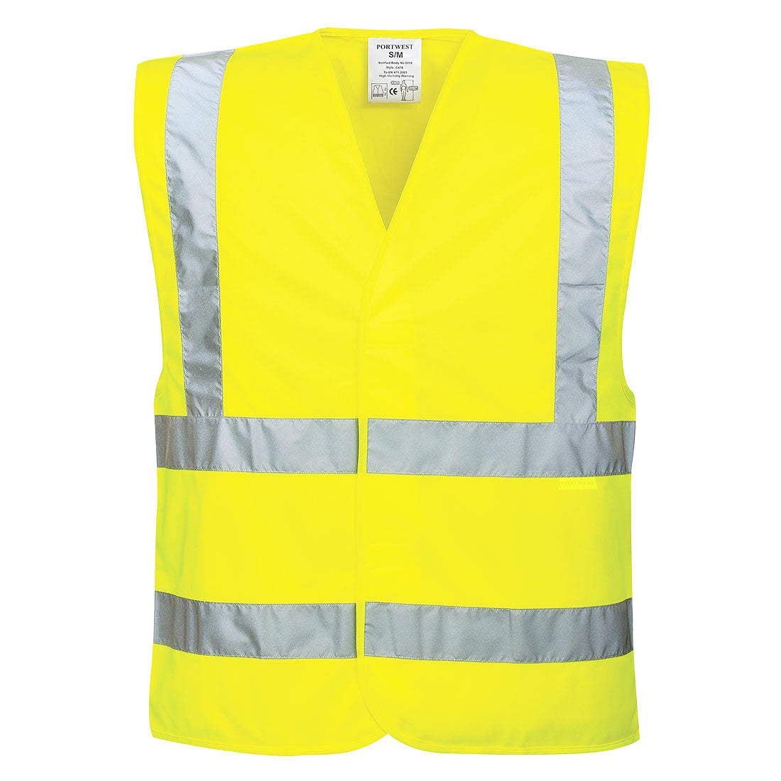 EC76YER - Gilet Eco Haute Visibilité (Pack de 10)