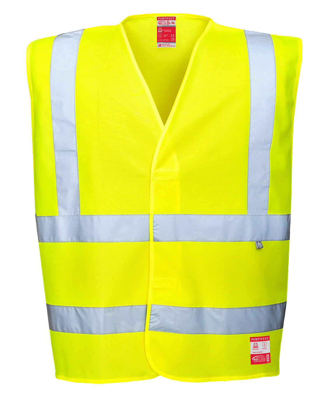 FR71YER - Hi-Vis fireproof vest - antistatic