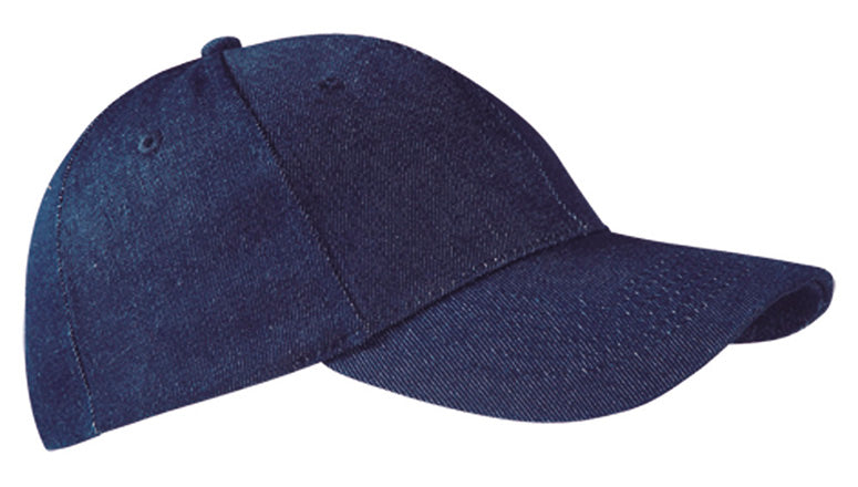 Cappellino in jeans a 6 pannelli stile baseball Texas